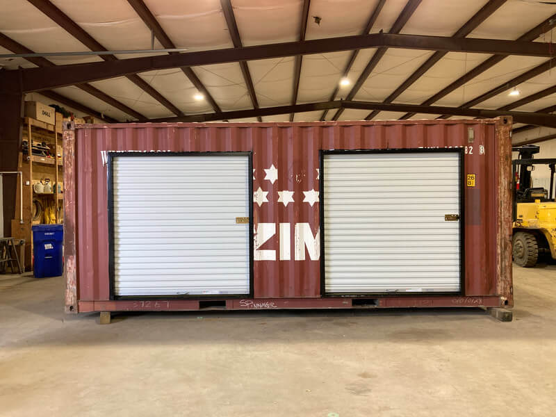 used container roll up doors